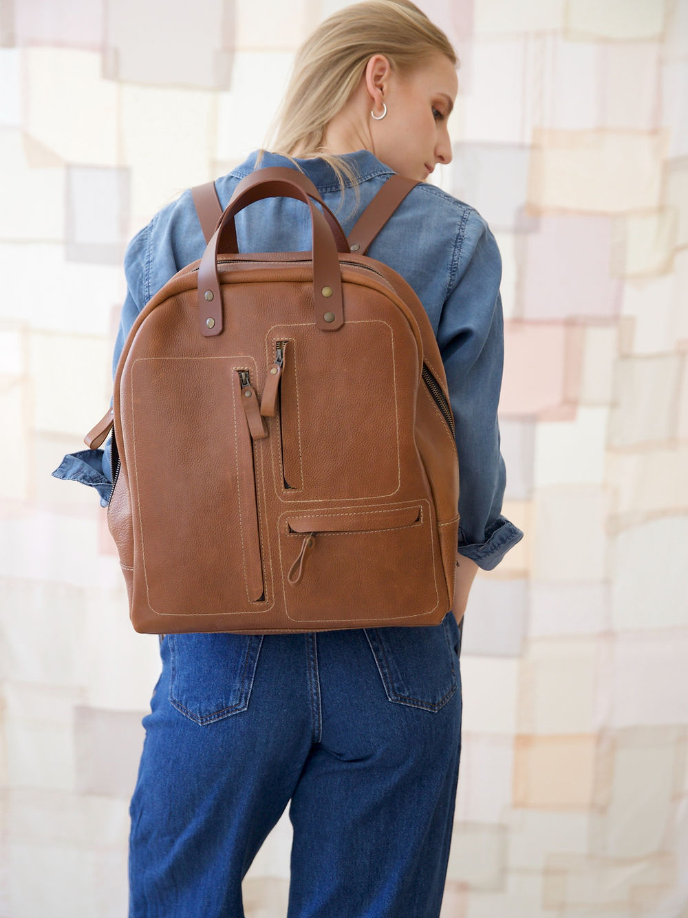 GORDON Backpack - Capuccino