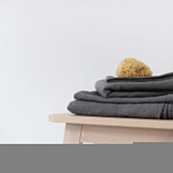 Honeycomb Fine Waffle Towel - Charcoal