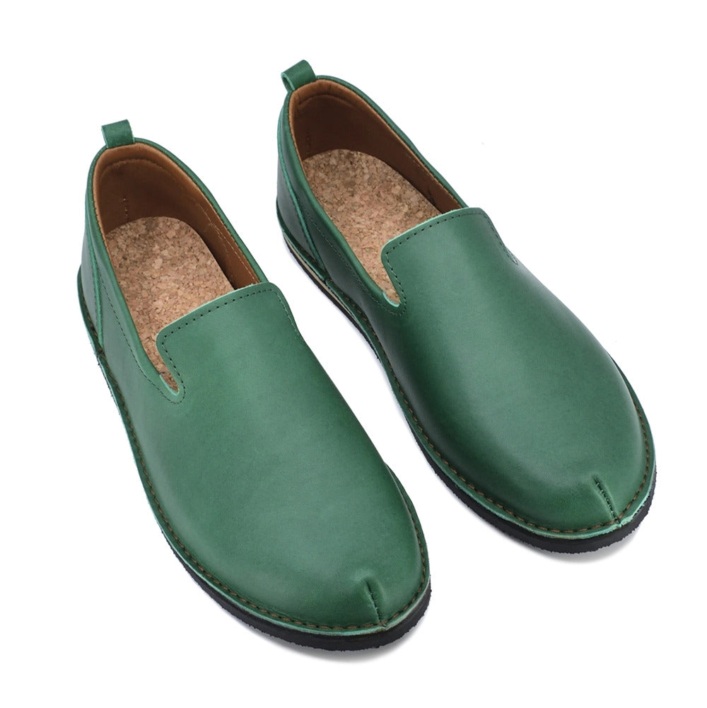 London - Classic shoes in the TOKU style - Green