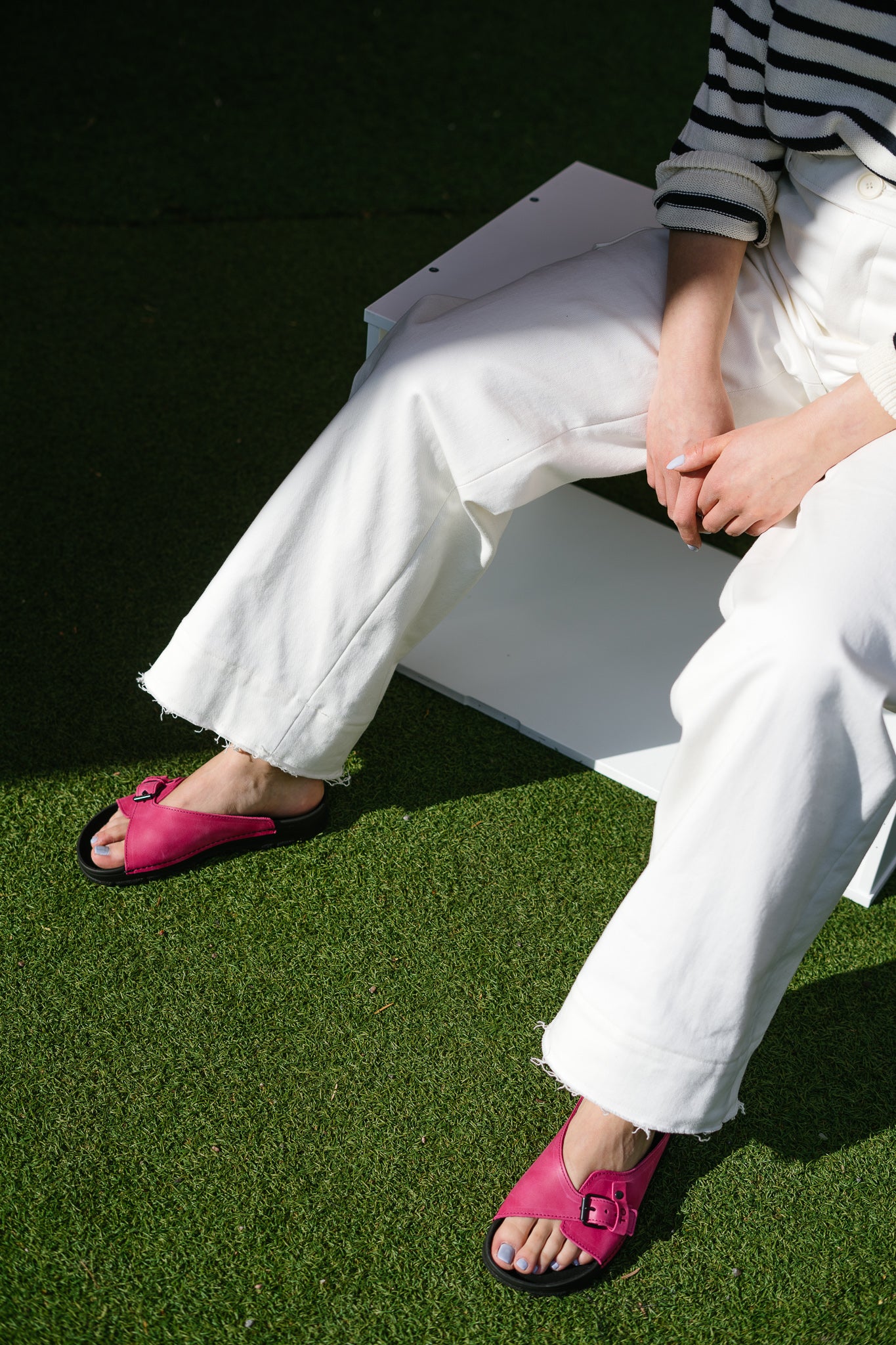 TOKU Rome Sandals - Fuchsia